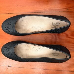 Croft & Barrow Women's Perforated Black Loafers